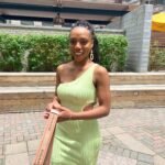 Trami One Shoulder Midi Dress - Green photo review