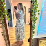 Solem Midi Dress - Green Floral photo review